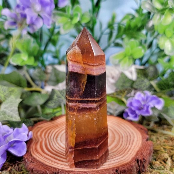 Other - Yellow Fluorite Crystal Point, Tower #1